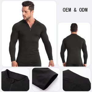 Camisa de compresión sublimada personalizada para hombres, ropa deportiva de secado rápido, mangas largas, protectores contra MMA sarpullidos, compresión personalizada - Product Image 3