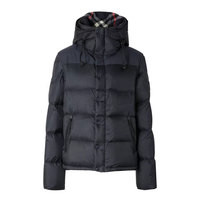 Chaqueta Acolchada Negra de Alta Calidad Hecha a Medida para Hombre, Chaqueta Acolchada con Capucha y Mangas Desmontables