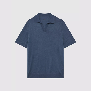 Vente en gros de polos personnalisés pour hommes 100 coton Polo uni de haute qualité à revers de golf pour hommes de sport Chemise décontractée pour hommes - Product Image 1