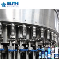 Ligne complète de production d'eau de A à Z Ligne de remplissage de bouteilles d'eau minérale Machine de remplissage d'eau potable pure