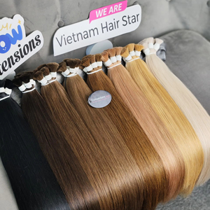 Top vente 100% vietnamien brut droite pleine cuticule vague haute qualité en vrac prix de gros 2025 Extensions de cheveux humains - Product Image 1