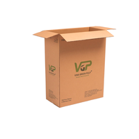 Bac à oeufs 15 cellules de haute qualité avec fabricant de pulpe éco-recyclée dégradable à prix compétitif boîte à oeufs fabriquée par Vina Green Pack