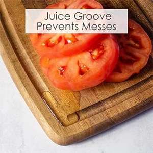 Plateau de service en bois naturel fini personnalisé pour cupcakes salade de fruits plateau/planche de pendaison de crémaillère multifonction pour ustensiles de cuisine - Product Image 2