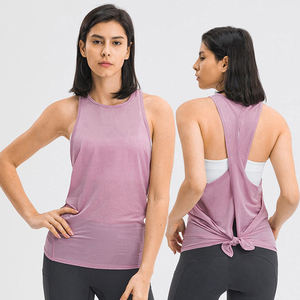 Camisetas sin mangas de secado rápido para mujer, camisetas sin mangas hechas en fábrica al mejor precio para mujer, camisetas sin mangas de tamaño personalizado para mujer - Product Image 2