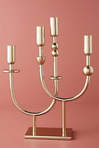 ROSHAN HANDICRAFTS Handmade Eco-Friendly High Quality Metal <b>Candlestick</b> Holder Customizable Shape-Modern Design for Birthday - Product Image 2