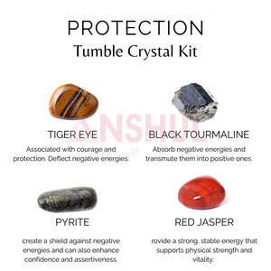 Kit de cristales de intención de protección de regalo de meditación de calidad superior para protegerse de la negatividad y el daño - Product Image 6