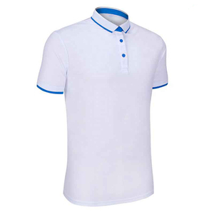 Ropa deportiva para hombre, camisa Polo de tela de algodón bordada, estampado por sublimación, rayas coloridas, polos de Golf, ropa informal cómoda para hombre - Product Image 3