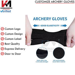 Guante de Tiro con Arco de Cuero Resistente para Hombres, Mujeres y Jóvenes Arqueros, Guante de Tiro con Arco para Deportes al Aire Libre con Correa Ajustable y Forro Suave - Product Image 6