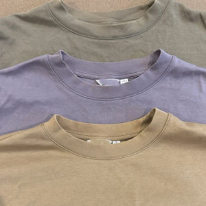 Camisetas al por Mayor 100% Algodón, Cuello Redondo, Corte Holgado, Ecológicas, Transpirables y de Peso Pesado - Product Image 2