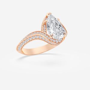 Pear Shaped Engagement <b>Ring</b> For <b>Women</b> - Product Image 5