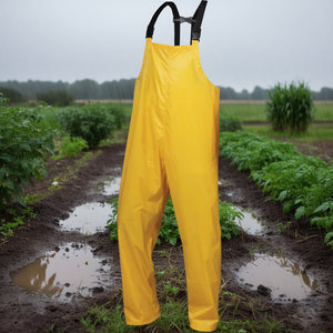 ชุดกันฝน CRAFTLAND Ribe Yellow Rain Bib Overalls อุปกรณ์เสริมระดับพรีเมียมสำหรับชุดกันฝน - Product Image 3