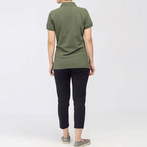 NUEVA Camiseta Polo Elegante y Cómoda de Secado Rápido para Mujer, Ropa Casual de Calle, Logotipo y Color Personalizables - Product Image 4