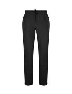 <b>Men's</b> Blue Drawstring Pants Solid Color Breathable Regular Fit Full Length Leisure Bottoms <b>Summer</b> Wear - Product Image 2