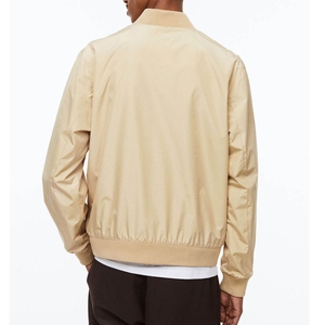 Vestes et manteaux d'université unis pour hommes, vestes et bombardiers noirs brodés avec logo personnalisé pour homme, vente en gros à la mode - Product Image 3