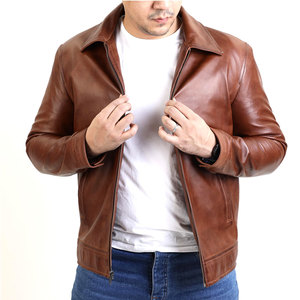 Latest Design Casual Wear <b>Men</b> <b>Leather</b> <b>Jacket</b> Comfortable Professional Made <b>Men</b> <b>Leather</b> <b>Jacket</b> - Product Image 4