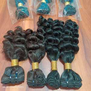 Top Grade Customized Double Weft I-Tip Indian Virgin Human Hair Extensions <b>Light</b> <b>Bright</b> Loose Deep Wave Soft Yaki Body Wave Fumi - Product Image 6