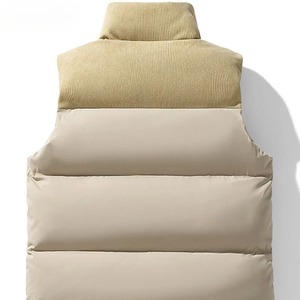 Winter Warm Cotton Vest for Men Thicken Fashion Mens Sleeveless <b>Jacket</b> Casual Stand Collar Windproof Vests Coats - Product Image 5