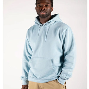 Sudadera con capucha pesada de algodón blanco poliéster - Product Image 6