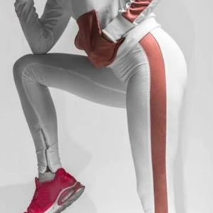 Nuevo 2024, chándal de mujer, ropa deportiva informal, chándal para mujer, chándal transpirable de dos piezas y conjuntos de pantalones ajustados - Product Image 6