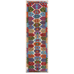 Alfombras Imaco, Alfombra Kilim de Maimana, Afganistán, 194 x 62 cm, Alfombras y Conjuntos de Alfombras - Product Image 1