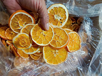 Rebanada de naranja seca de primera calidad, fruta deshidratada ecológica para decoración de postres de infusión de té y salud diaria