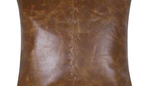 Decorative Real Leather <b>Pillow</b> Cover Luxury Soft Square Modern Cushion <b>Throw</b> <b>Pillow</b> Cover <b>Throw</b> <b>Pillow</b> Cover Livingroom Cushion - Product Image 3