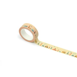 2025 Sản phẩm mới bán buôn tùy chỉnh in dễ thương mô hình Kawaii lá vàng <span class=keywords><strong>Washi</strong></span> Masking băng giấy, Nhật Bản <span class=keywords><strong>Washi</strong></span> Băng tùy chỉnh - Product Image 2