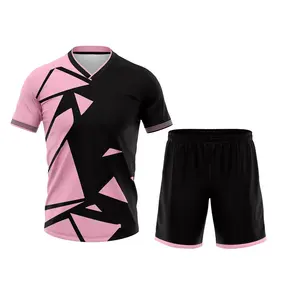 Calidad superior 2025 OEM servicios Club hombres fútbol Jersey uniforme fútbol kits conjunto transpirable poliéster fútbol uniformes jóvenes - Product Image 6