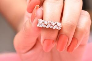 Hermosa Marquesa corte Moissanite diamante compromiso boda banda anillo joyería personalizada excelente corte mejor regalo para ella - Product Image 5