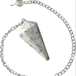 Pendule en cristal d'aventurine verte naturelle Reiki Guérison Chakra Équilibrage Radiesthésie Méditation Pierre précieuse polie Point Feng Shui - Product Image 2