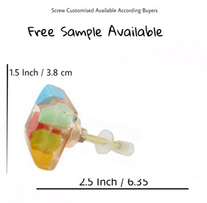 Boutons d'armoire de porte de tiroir en laiton résine carrée moderne et poignée de traction pour cuisine armoire commode salle de bain salon artisanat - Product Image 3