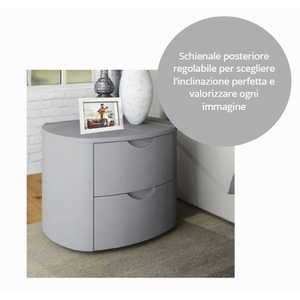 Ensemble de 6 cadres photo en bois blanc brillant 12,7 x 17,8 cm avec support réglable pour utilisation sur table ou mur - Product Image 5