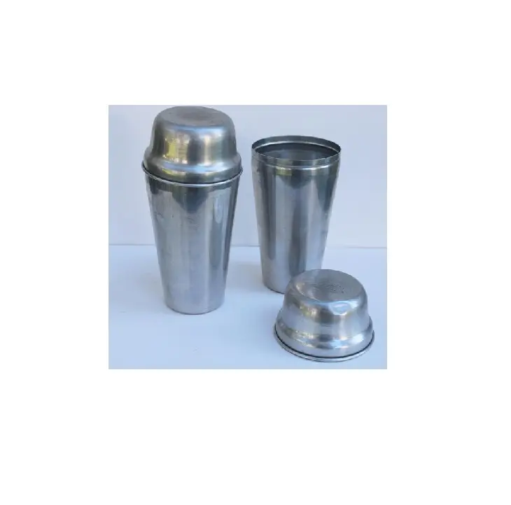 Top quality Aluminum cocktail shaker New Luxurious style silver bar tools Aluminum cocktail shaker at low price