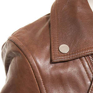 แจ็คเก็ตหนังซาตินแขนยาวแฟชั่นสำหรับผู้หญิงปี 2026 คุณภาพสูง ระบายอากาศได้ดี รับทำโลโก้ตามสั่ง MOQ ต่ำ สำหรับฤดูใบไม้ร่วง - Product Image 3