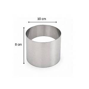 Cercle de pâtisserie 10 x 8 cm pour pâtes et parfaits - Product Image 2