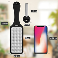 Appareil anti-callosités en acier inoxydable ME5, OEM, feuille d'acier, lime à pied bleue, pour enlever les callosités