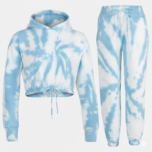 Conjunto Deportivo de Dos Piezas para Mujer, Sudadera Ligera de Forro Polar con Lavado Ácido, Pantalones Jogger, Estilo Oversize, Ropa Deportiva de Invierno, Streetwear, Fabricación OEM - Product Image 1