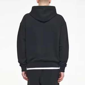 Vente en gros de sweats à capuche personnalisés brodés avec impression et fermeture éclair à glissière 420Gsm Heavyweight Blank Zip pour hommes - Product Image 2
