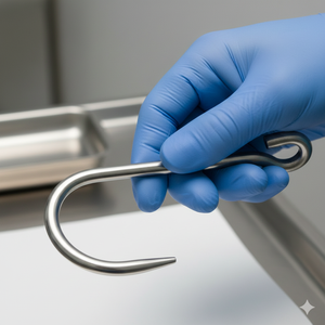 Retractor Quirúrgico de Acero Inoxidable de Grado Médico, de Una Sola Punta, Reutilizable - Product Image 5