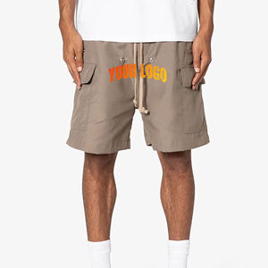 High Quality Custom Made Wear Lightweight Cargo <b>Shorts</b> <b>For</b> <b>Men</b> Plus Size Relaxed Fit Wide Leg Bottom <b>Long</b> Drawstrings <b>Shorts</b> - Product Image 1