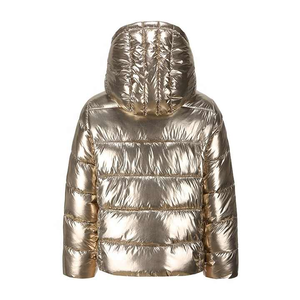 High Street nouveauté femmes coton brillant doudounes pour noël et nouvel an Bomber Style décontracté automne vêtements d'extérieur - Product Image 1