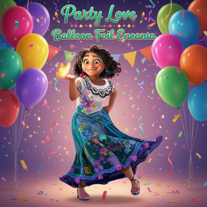 Ballons en feuille d'aluminium Party Love Encanto 66x91cm, lot de 2 - Product Image 3