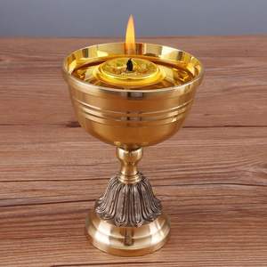 Brûleur d'encens en laiton de qualité supérieure avec finition antique élégante pour décor de temple pooja méditation relaxation nettoyage spirituel - Product Image 4