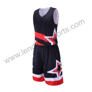 Maillots de basket-ball personnalisés vêtements de basket-ball pour hommes sublimation complète respirant jeunesse ensemble complet uniforme de basket-ball Kits complets - Product Image 4