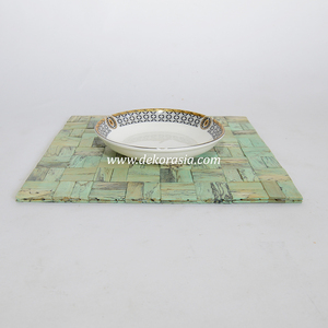 แผ่นรองจานไม้มะขามเป็นมิตรกับสิ่งแวดล้อมเครื่องใช้บนโต๊ะอาหารทำมือสำหรับการรับประทานอาหารและการตกแต่งบ้าน - Product Image 6