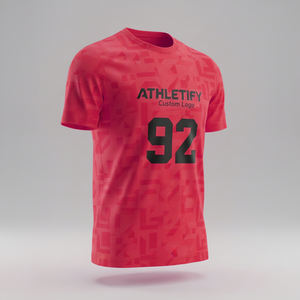 Personnalisez votre maillot de football avec des noms, des numéros et des logos de joueurs personnalisés, en tissu respirant 100% polyester - Product Image 1