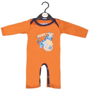 ชุดรอมเปอร์แขนยาวสำหรับเด็กแรกเกิด - สีน้ำตาล - Product Image 1