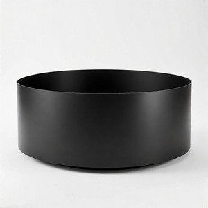 EmberStone Vintage Style Firepit in Blackened Steel Form for Outdoor <b>Garden</b> Patio Heating Camping and Decoration Use - Product Image 3