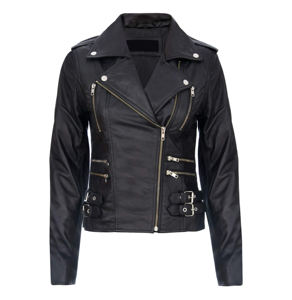 Chaquetas de Motociclista de Cuero Estilo Occidental Personalizables para Mujer 2025, Talla Grande, Manga Larga, Invierno, Tejido Transpirable, OEM - Product Image 3
