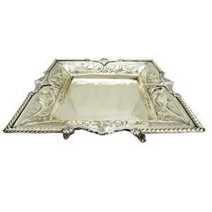 Hot Selling High Quality Stainless Steel Rectangular Tray Customized Size Dessert Food Serving Tray For wholesale - Product Image 1